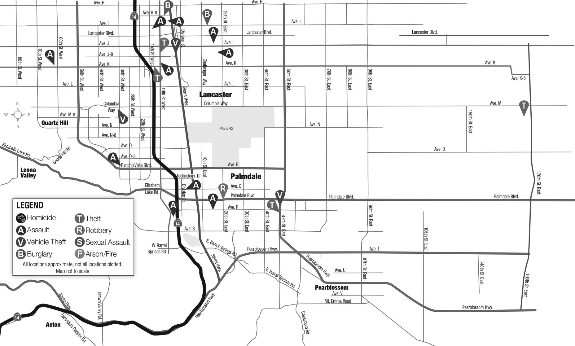 Antelope Valley crime blotter, June 28, 2020